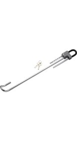 Resim Yuma Anahtarlı Direksiyon Kilidi Paslanmaz Çelik ile Hırsızlığa Karşı Etkili Koruma 55 cm 