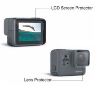 Resim Sanger GO207 Gopro Hero 5 İçin Lcd ve Lens Koruyucu Jelatin 