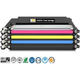 Resim HP Color Laser MFP 179nw çipli muadil toner seti 4 renk w2070/71/72/73 
