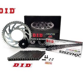 Resim Did Zvm-x-sunstar 2017-2022 Ktm 1290 Super Adventure T Uyumlu Zincir Dişli Set Çelik Renk 