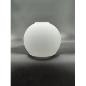 Resim Küçük Avize Camı.yuvarlak,düz Beyaz RENKTE.(ÇAP:10.00 cm -DUY YUVASI:3.00 cm )MUM Ampule Göre.(E.14) 