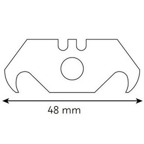 Resim VIP-TEC VT875129 Halıcı Tip Maket Bıçağı (Metal Gövde) 19 mm 