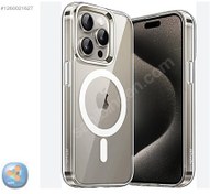 Resim iPhone 15 Pro Max MagSafe Şeffaf Silikon Kılıf+applekutusu 