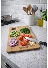 Resim Bambu Kesme Tahtası Kasap 40x25 Naturel 