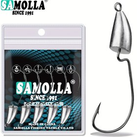 Resim 5 adet Rockfish ve Ajing Balıkçılığı için Yumuşak Solucan Yem Uyumluluğu ile Premium Jig Head Hook 