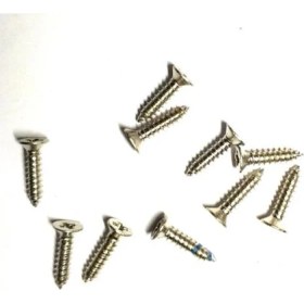 Resim Uravas Store Klips, Menteşe, Ayak, Ağaç, Sunta Vidası 2,2x9,5mm - Nikel 100 Adet 