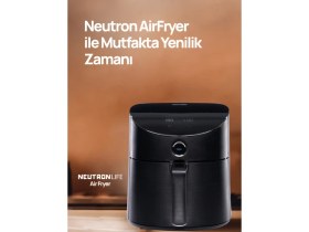 Resim Neutron Smart Air Fryer Akıllı Fritöz - Siyah - 5.5 Litre 