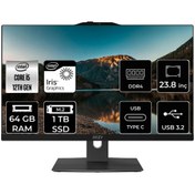 Resim Msı 23.8" Modern AM242P 12M-808XEU Core I5 1235U-64GB Ram-1tb Nvme-Fdos 
