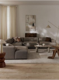 Resim S Home Design Concept Molly Xl Köşe Koltuk Takımı Sol Köşe Keten Vizon 