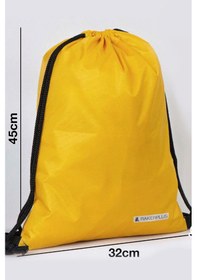 Resim Rakerplus Sarı 32x45 Cm Su Geçirmez Büzgülü Krampon Ve Spor Çantası Sarı 