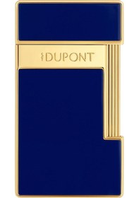 Resim S.t. Dupont Slimmy Mavi Lake Çakmak 28225 Altın 