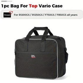 Resim Xuweiwei Bmw R1200gs Lc R1250gs Adventure Adv F750gs F850gs Vario Bagaj Çantası Top Case Bag 1 Pcs 20l Black 