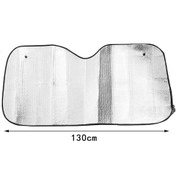 Resim Yunboo Dayanıklı Ve Pratik Araç Güneşlik Seti - Ön Ve Arka Cam İçin Kompakt Güneş Koruma 