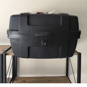 Resim Yerli 52 Lt Motosiklet Çantası Topcase 