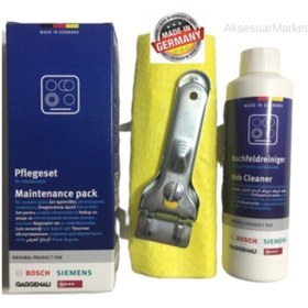 Resim Bosch Ankastre Cam Ocak Temizlik Temizleme Koruma Bakım Seti 