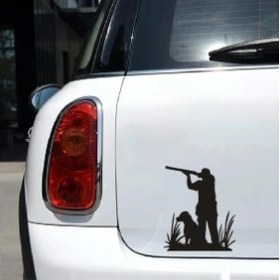 Resim Reysa Tasarım Avcı V Av Köpeği Gri 17X17 cm 