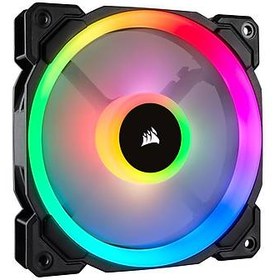 Resim Corsair CO-9050071-WW LL120 RGB 120 MM Çift RGB Renk Döngülü PWM Fan 