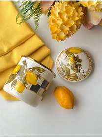 Resim Amarillo Emaye Kavanoz 12 Cm Renkli 