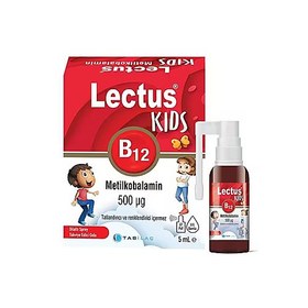 Resim Lectus Metilkobalamin Kids B12 Dil Altı Sprey 5 ml 