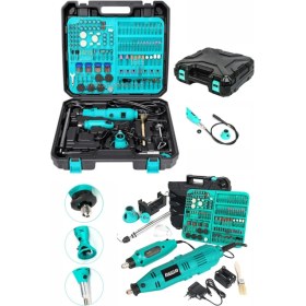 Resim 400 Parça Mini Taşlama Seti, 60.000 Rpm, 6 Kademe Ayar, Hobi Gravür Makinesi 