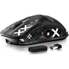 Resim Attack Shark X3 Pro Superlıght 4000/8000 Hertz Kablosuz Oyuncu Mouse PAW3395 (Grıp Tape Hediyeli) 