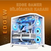 Resim Gameagle EDGELPW Edge 7 Argb Fanlı Gamer Bilgisayar Kasası Beyaz 