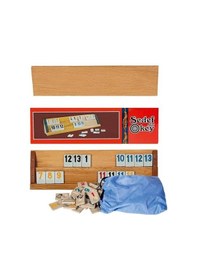 Resim Eser Yetişkin Orta Boy Sedef Ağaç Okey Takımı 