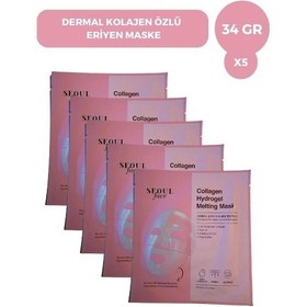 Resim Dermal Seoulface Kolajen Özlü Eriyen Maske 5 x 34 G 