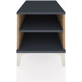 Resim Kronos Komodin Tek Raflı 44x59x48 Çam-antrasit Atlas Çam 