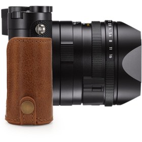 Resim MegaGear Leica Q2, M10 Hakiki Deri Fotoğraf Makinesi Kılıfı (Tek Dip) 