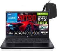 Resim ACER Nitro V 15 ANV15-51 I5 13420H 96GB 2tb SSD RTX3050-144Hz WIN11HOME 15.6" Fhd NHQNCEY00131+ZettaÇanta 