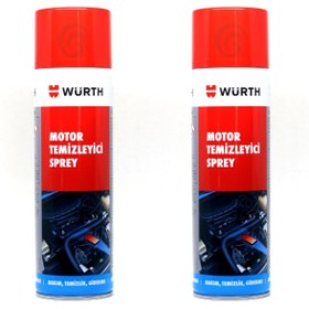 Resim 2X Würth Motor Temizleyici Sprey 500 ml (Su Gerekmez) 