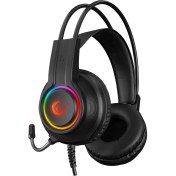 Resim Rampage RM-K92 X-Stack Siyah USB 7.1 Rgb Gaming Oyuncu Mikrofonlu Kulaklık 