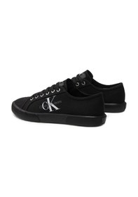Resim Calvin Klein Ess Vulcanized Low Loceup Mens Sneaker Erkek Günlük Spor Ayakkabı Siyah Siyah 