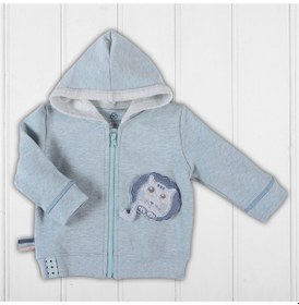 Resim Organicera Organik Kapşonlu Mont, Yeşil Melanj (435388544) Çok Renkli 