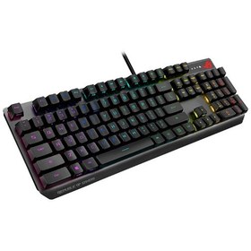 Resim Asus Rog Strix Scope Rx Aura Sync Mekanik Mavi Switch RGB Kablolu Klavye 