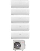 Resim Bosch Multi Split 42000 BTU 1 Dış + 5 İç Ünite 9000 + 9000 + 9000 + 9000 + 18000 Btu İnverter Klima 