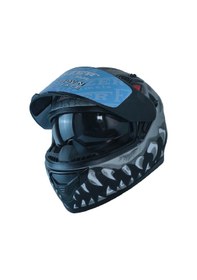 Resim Motosiklet Kask Ece 22.r06 Double Vizörlü Full Face Motor Kaskı Risky Çok Renkli 