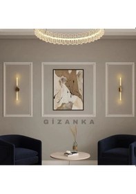 Resim Sade Tasarım Boyanabilir Çıta Hazır Kesim Anka128 