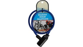 Resim Vip Home Concept Bisiklet Kilidi Anahtarlı 60 cm Bisiklet Kilidi 