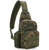 Resim Erkek Kadın Göğüs Çantası Kamuflaj Spor Çantası Büyük Kapasiteli Yürüyüş Bisiklet Açık Hava Paketi Omuz Çantası E C Çok Renkli Çok Renkli 