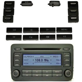 Resim VOLKSWAGEN EOS 2006 - 2015 RADYO PARÇA TUŞ DÜĞMESİ 