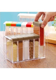 Resim Mobgift 6'lı Baharat Seti Çok Renkli 