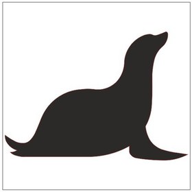 Resim Fok Folyo Sticker 40cm Uzunluk Siyah 