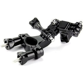 Resim Sjcam Sj6 Sj7 Aksiyon Kamera Uyumlu 3 Yollu Bisiklet Gidon Aparat 