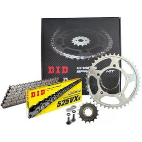 Resim Dıd Ducati Monster 796 Zincir Dişli Seti 2012-2015 Vx3 X-ringli Çelik Renk 