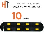 Resim Hayat Trafik Kauçuk Hız Kesici Kasis Seti 10 metre - EKO 