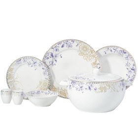 Resim Korkmaz Perla Collection 60 Parça Yuvarlak Yemek Takımı A8377 