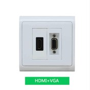 Resim Vga Hdmı Duvar Prizi Kablolu 