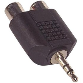 Resim 2rca Dişi-3.5 Mm Stereo Erkek Çevirici Jack 